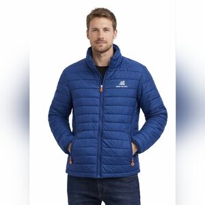 Swan Hellenic blue lightweight puffer jacket  Size M